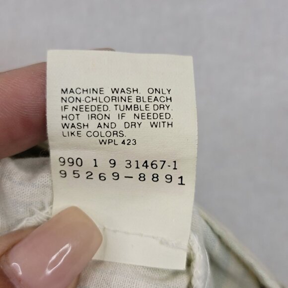 Levis Group Twelve Vintage Striped Midi Skirt Soft Cotton USA 14 *Callout - Picture 13 of 13